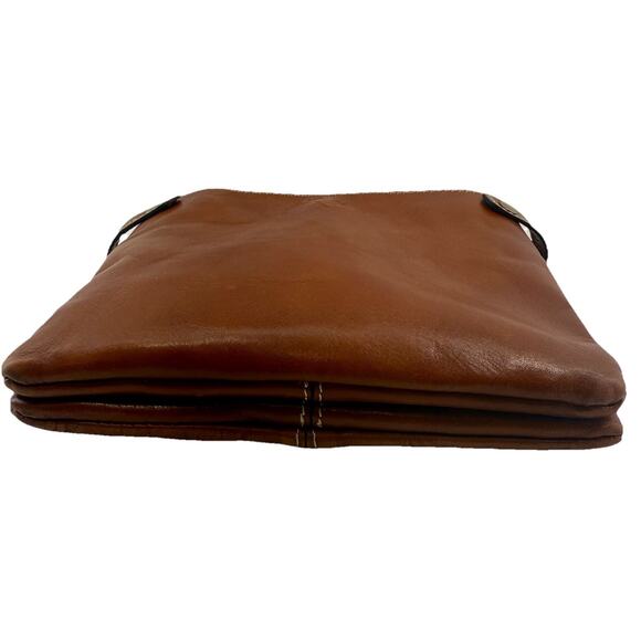 Patricia Nash Francesca Crossbody Bag Brown Leather Purse with Tags Multi Pocket - Picture 14 of 16